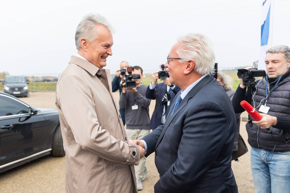  „Rheinmetall“ gamyklos statybų pradžios ceremonija