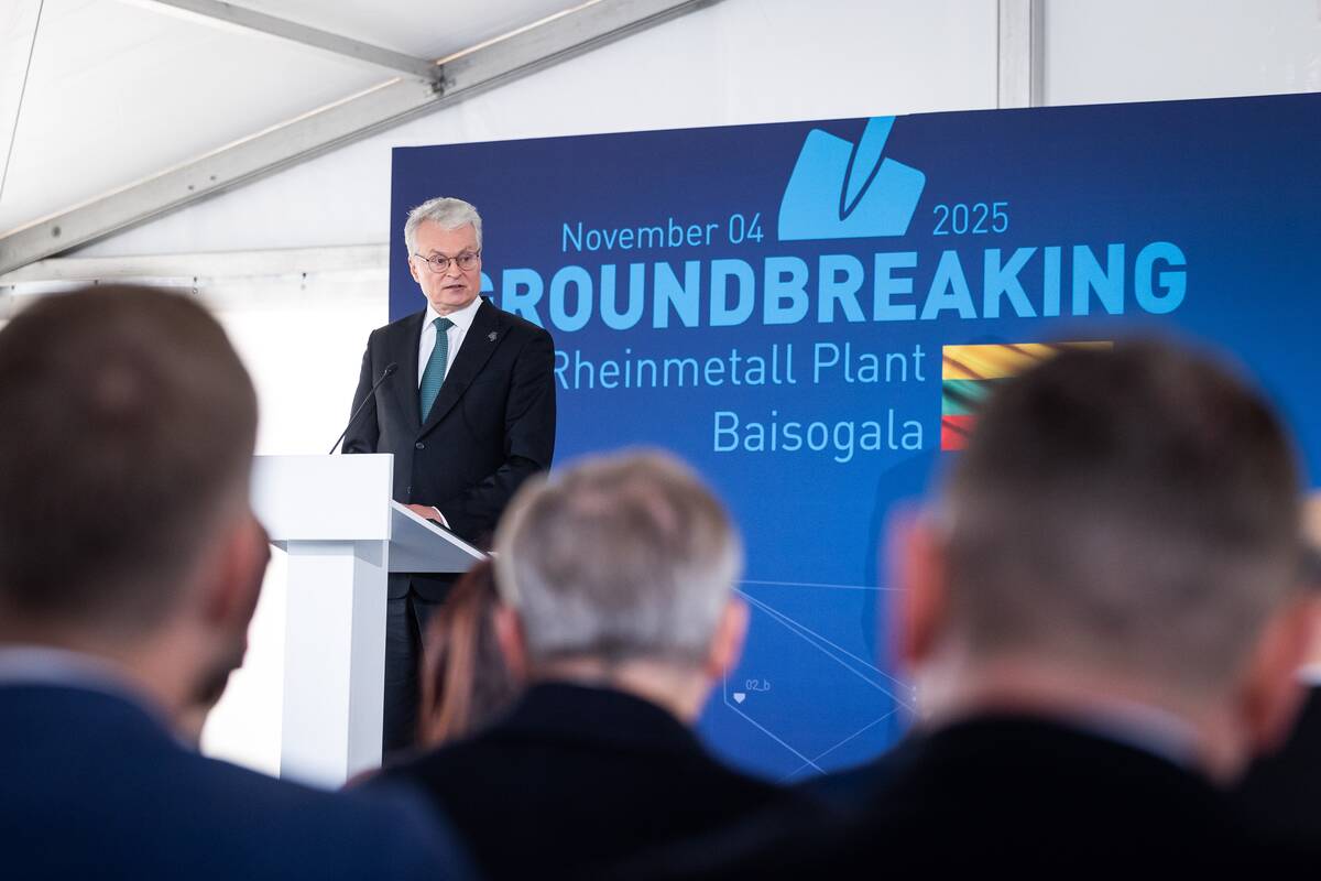 „Rheinmetall“ gamyklos statybų pradžios ceremonija