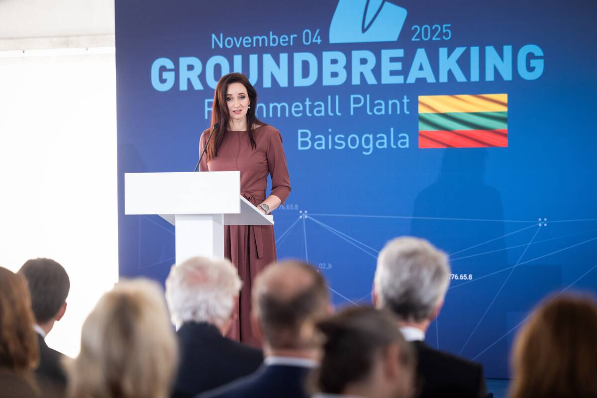  „Rheinmetall“ gamyklos statybų pradžios ceremonija