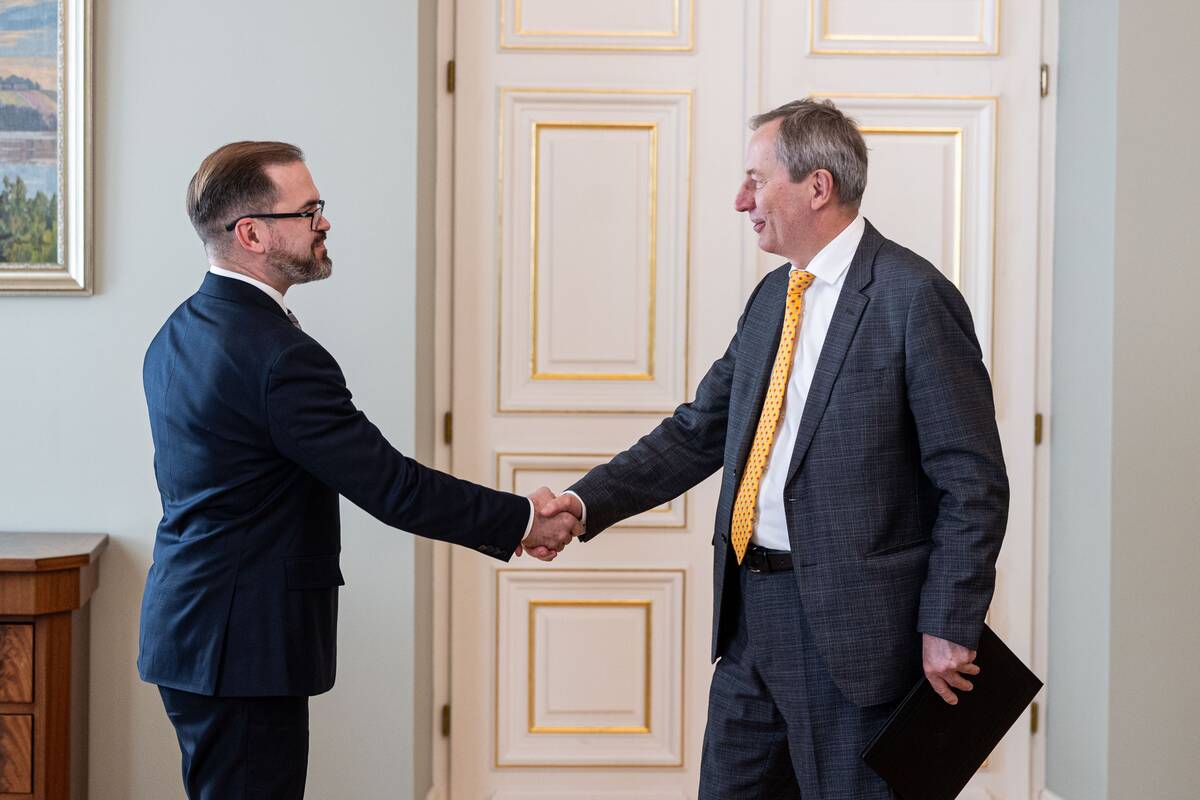 Prezidentas susitiko su Robertu Kaunu