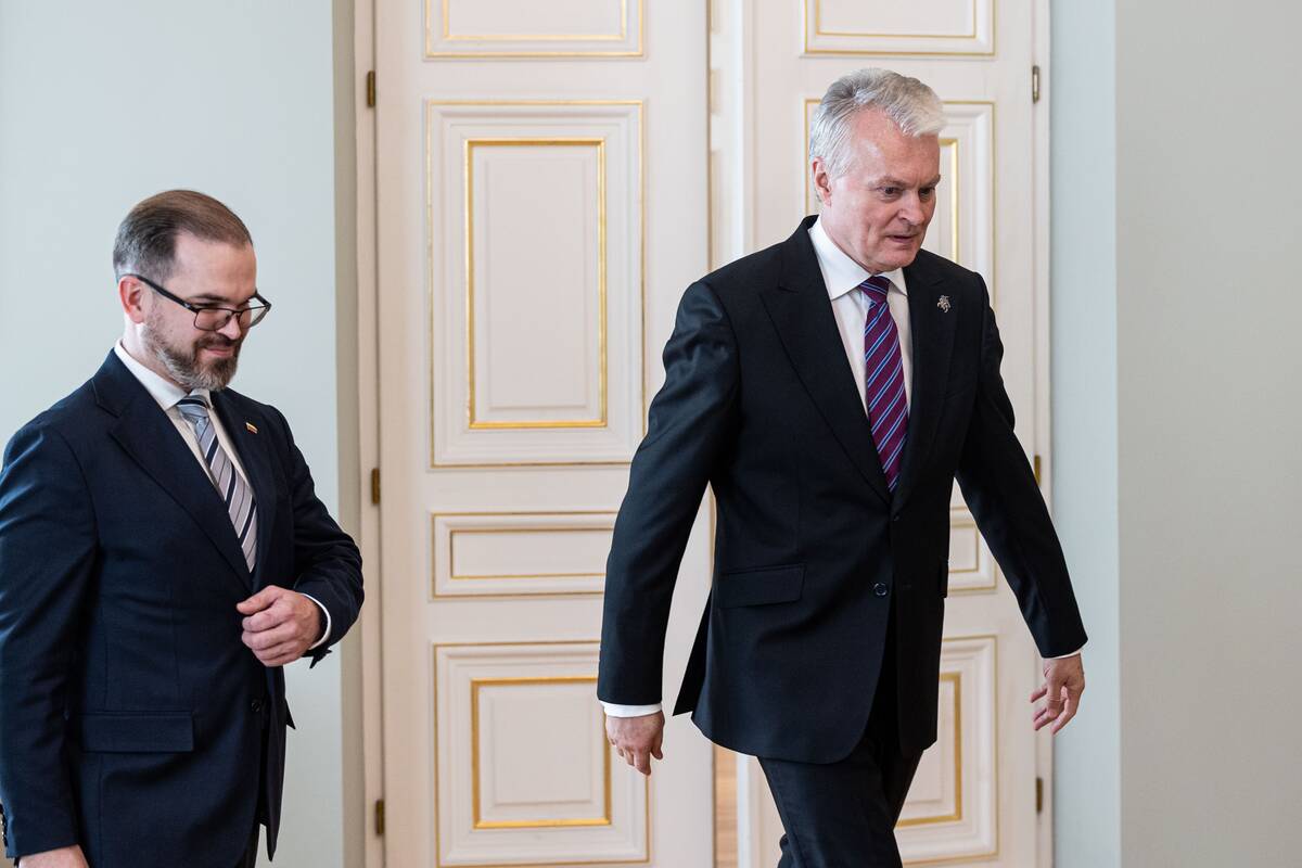 Prezidentas susitiko su Robertu Kaunu