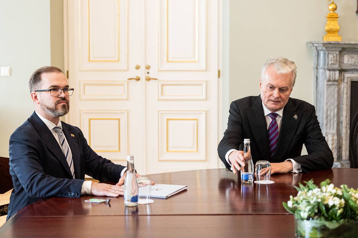 Prezidentas susitiko su Robertu Kaunu