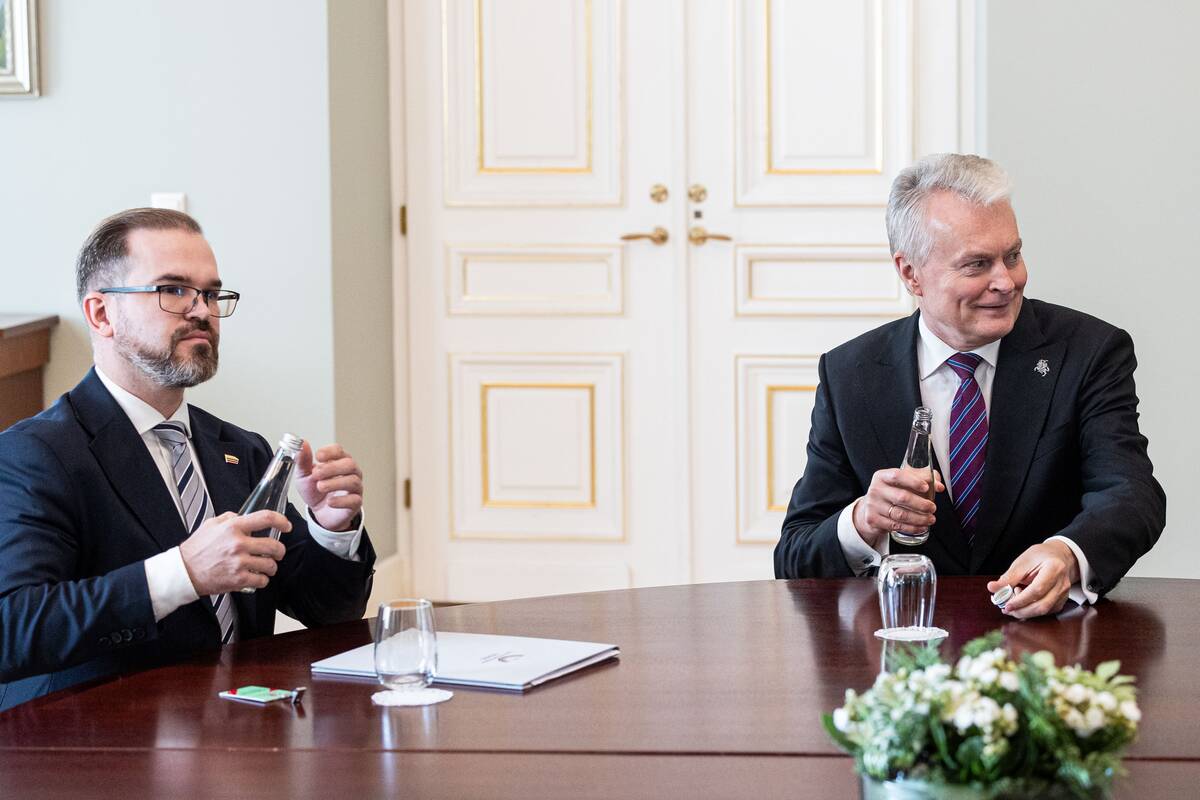 Prezidentas susitiko su Robertu Kaunu