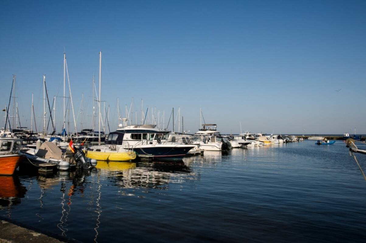 Palangoje nuskandinta motorinė valtis, sugadintas variklis