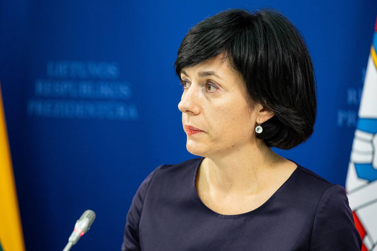 Nausėda susitiko su kandidate į kultūros ministrus Aleknavičiene