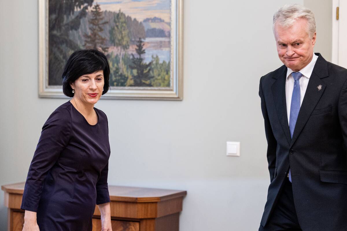 Nausėda susitiko su kandidate į kultūros ministrus Aleknavičiene