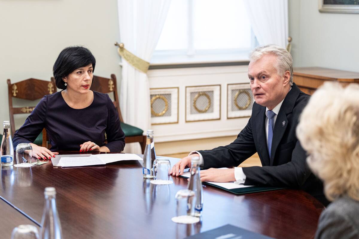 Vaida Aleknavičienė ir Gitanas Nausėda