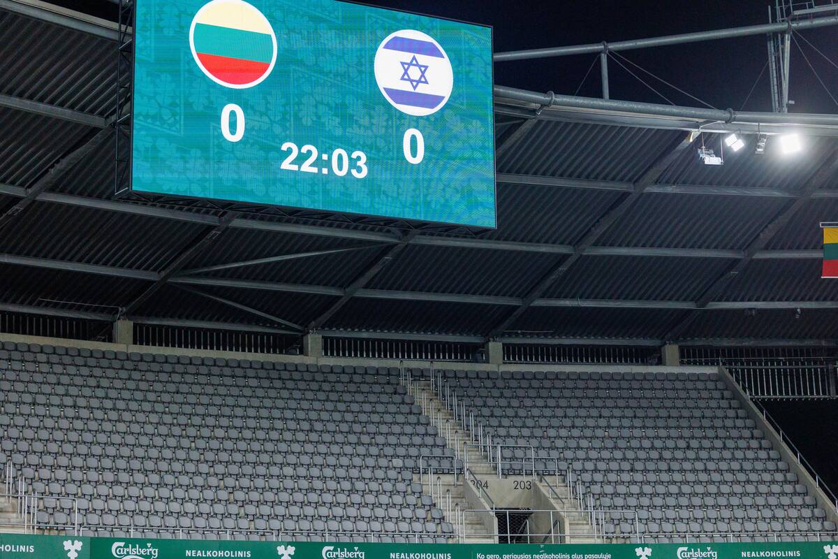 Kontrolinės futbolo rungtynės: Lietuva – Izraelis 0:0