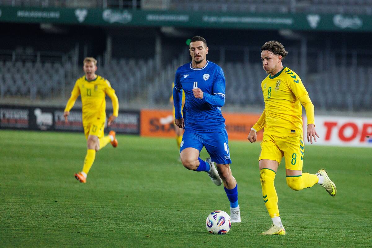 Kontrolinės futbolo rungtynės: Lietuva – Izraelis 0:0