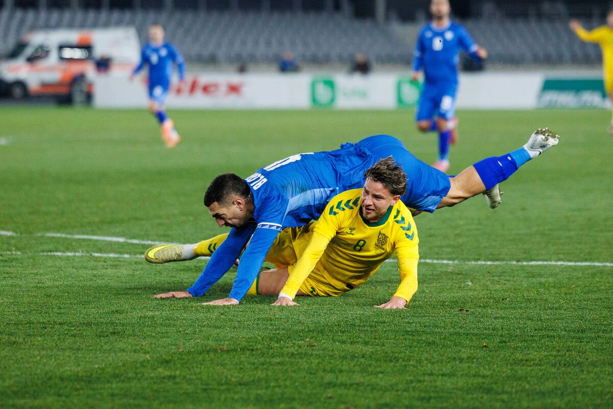 Kontrolinės futbolo rungtynės: Lietuva – Izraelis 0:0