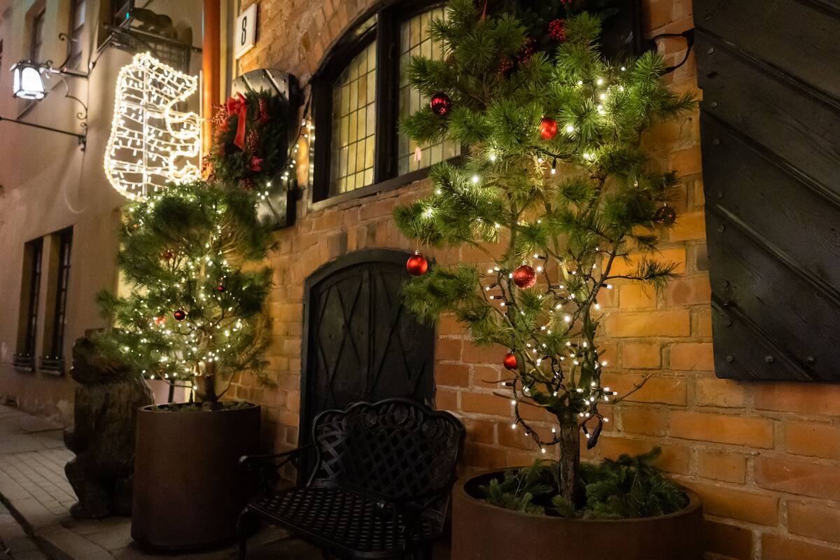 Vilnius puošiasi žiemos šventėms