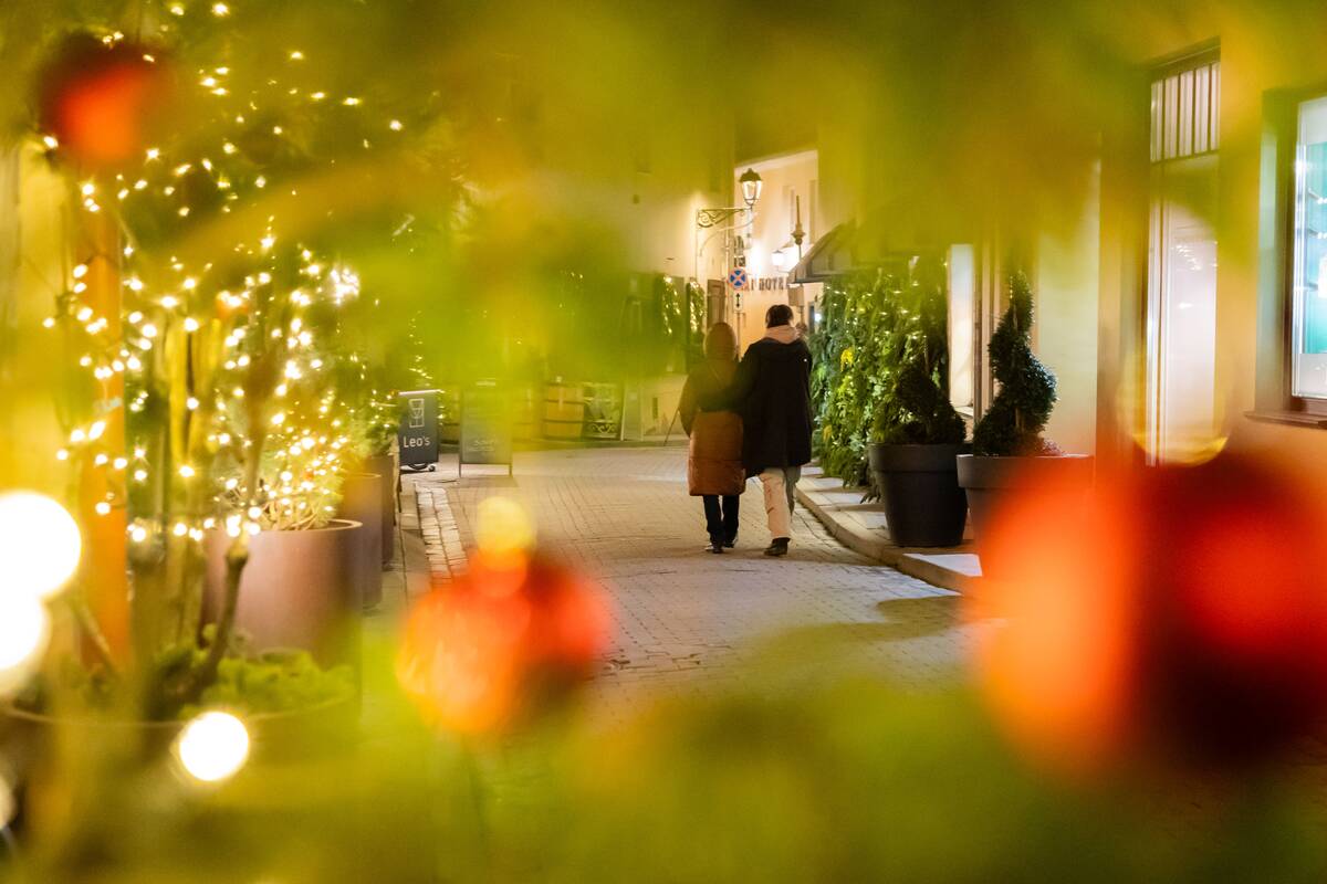 Vilnius puošiasi žiemos šventėms