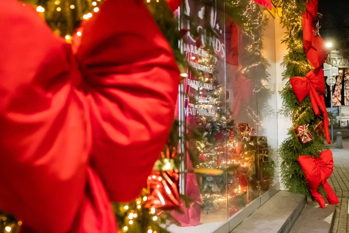 Vilnius puošiasi žiemos šventėms