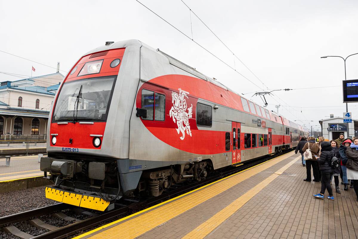 „LTG Link“ kalėdinių traukinių pristatymas