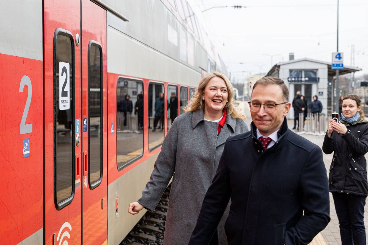 „LTG Link“ kalėdinių traukinių pristatymas