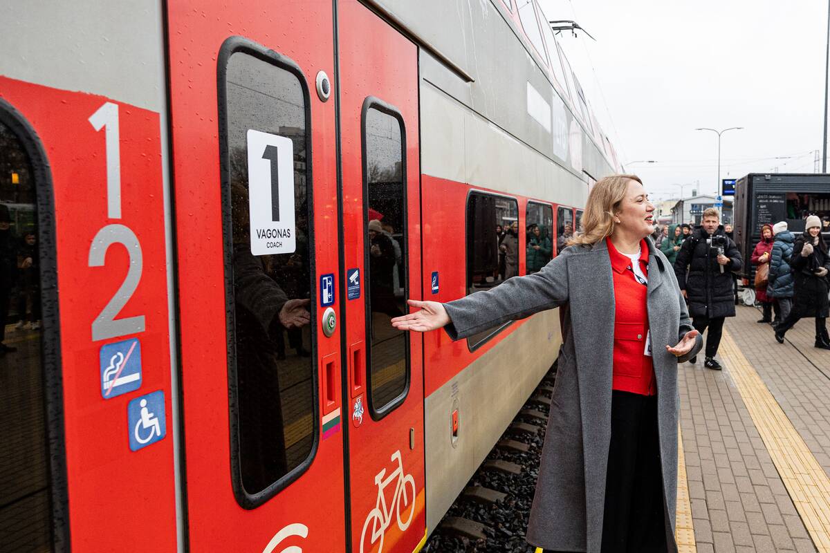 „LTG Link“ kalėdinių traukinių pristatymas