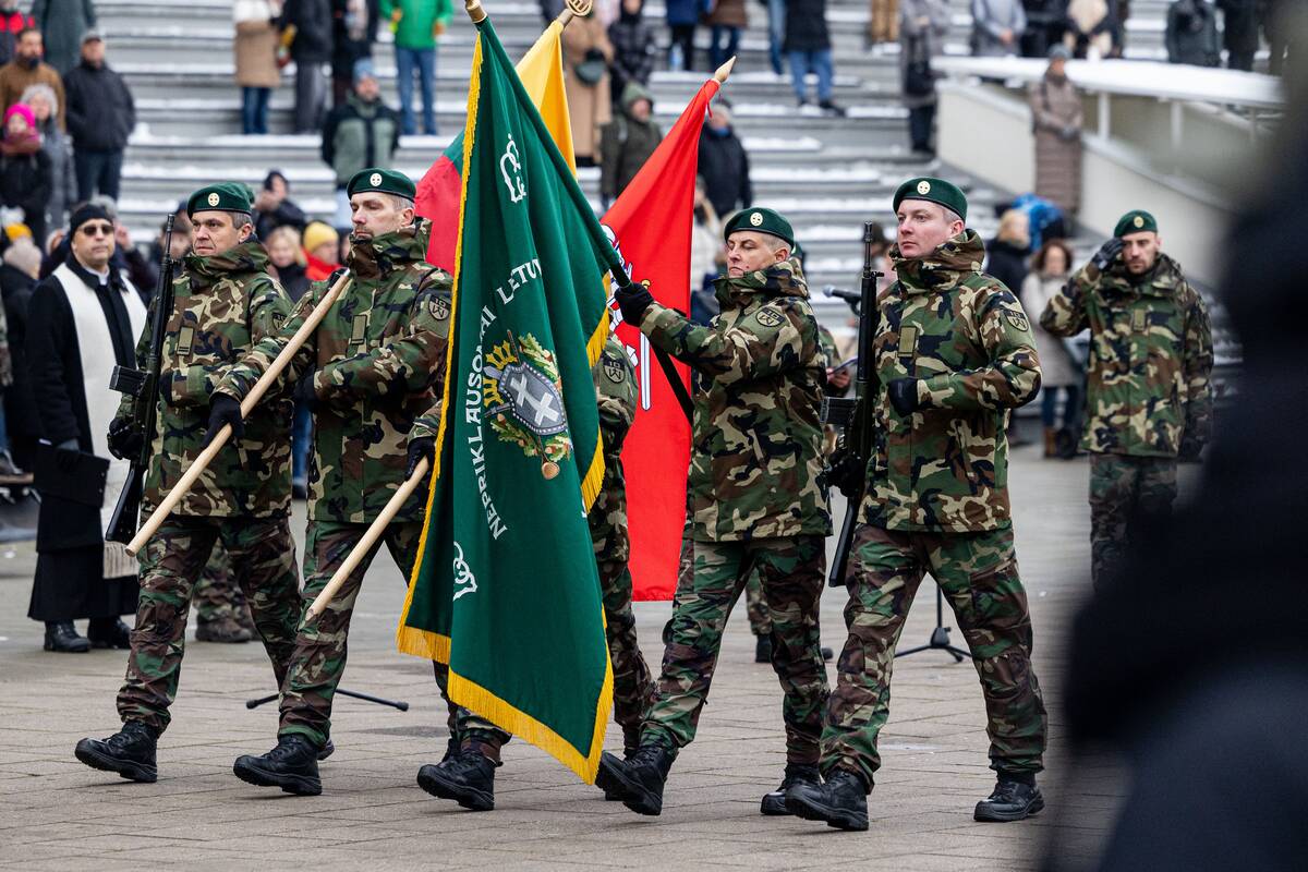 Kandidatų į šaulius priesaikos ceremonija