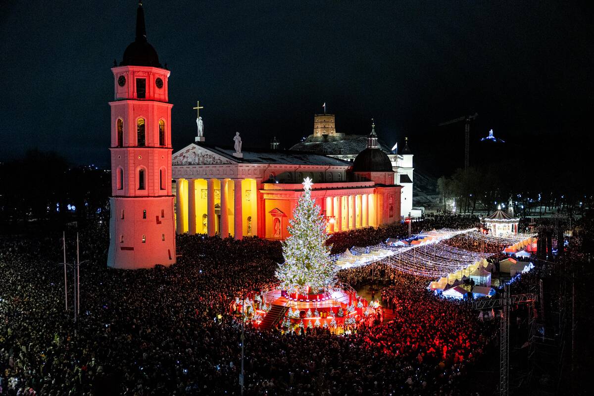 Vilniaus Kalėdų eglės įžiebimas