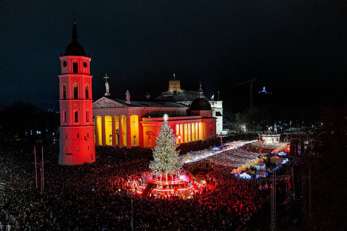 Vilniaus Kalėdų eglės įžiebimas