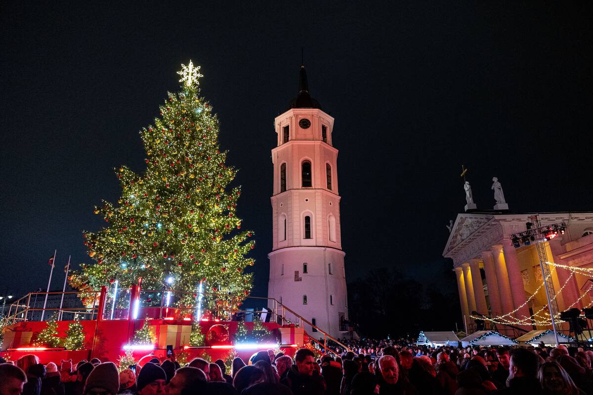 Vilniaus Kalėdų eglės įžiebimas