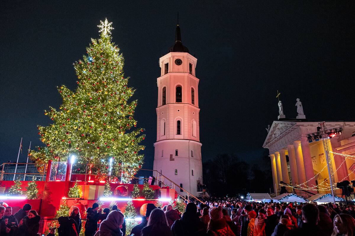Vilniaus Kalėdų eglės įžiebimas