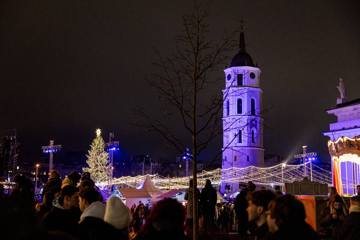 Vilniaus Kalėdų eglės įžiebimas