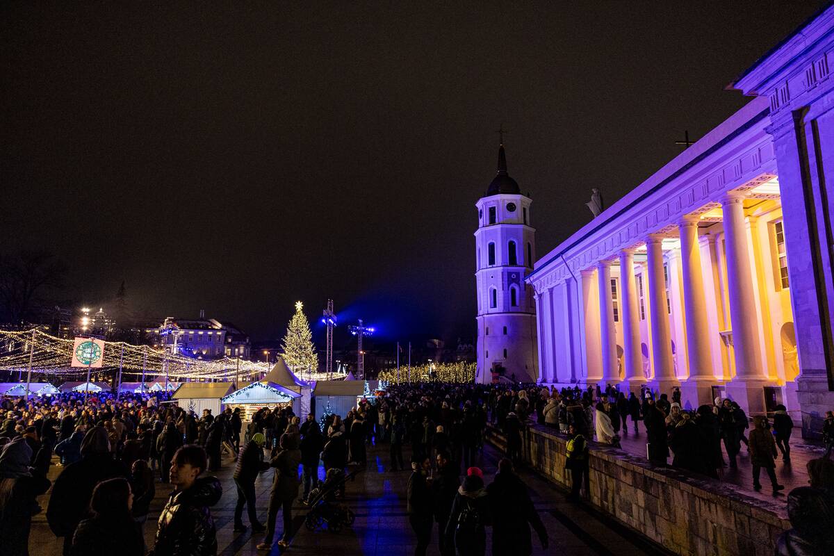 Vilniaus Kalėdų eglės įžiebimas