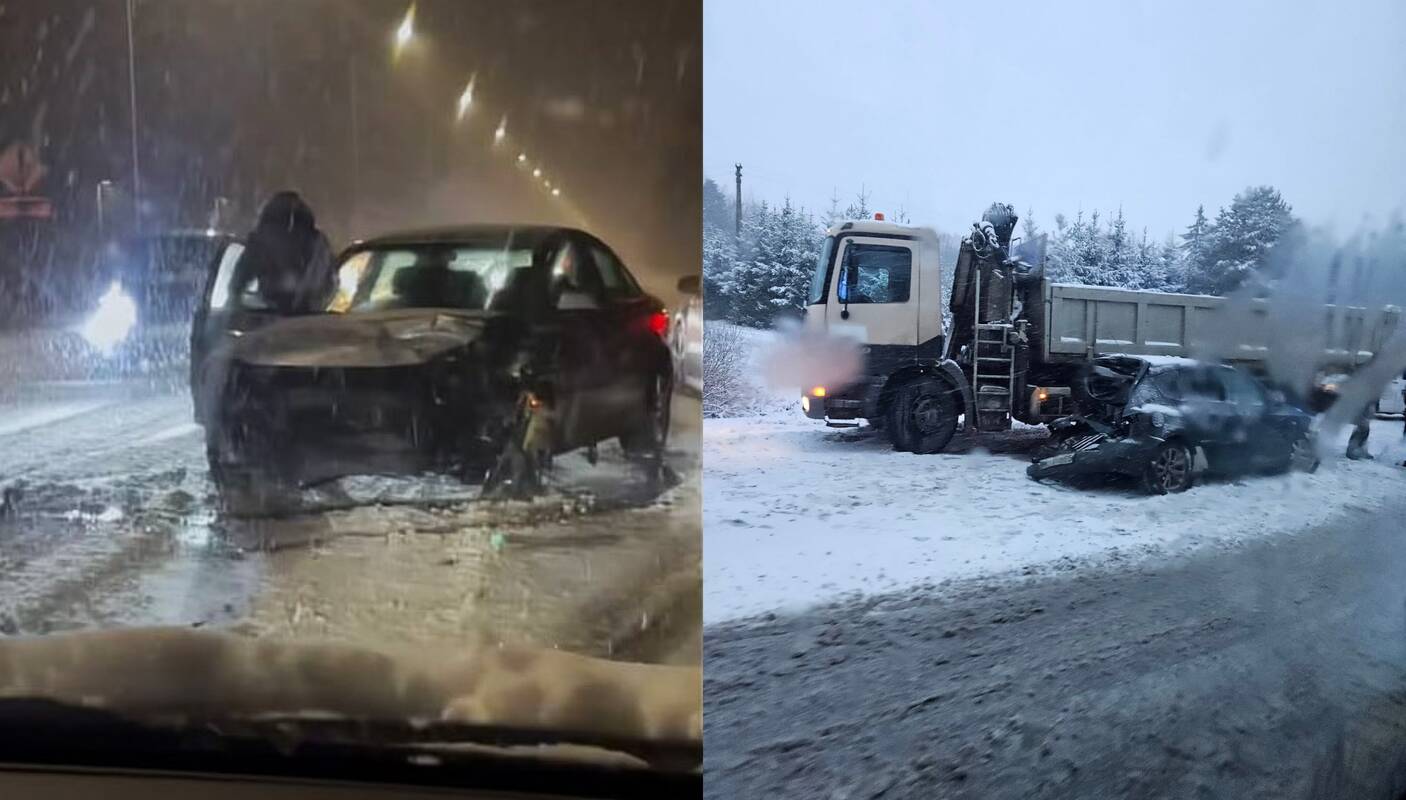 Snygis apsunkino eismą: rytas pietų Lietuvoje prasidėjo avarijomis