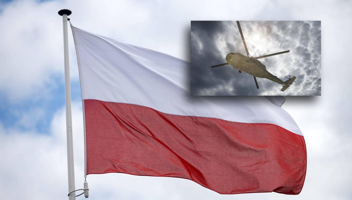 Pietryčių Lenkijoje sudužus sraigtasparniui žuvo du žmonės