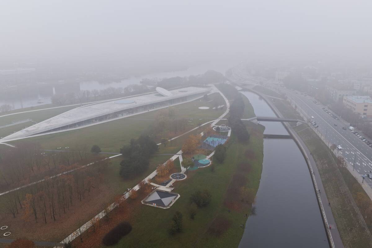 Rūke paskendęs Kaunas