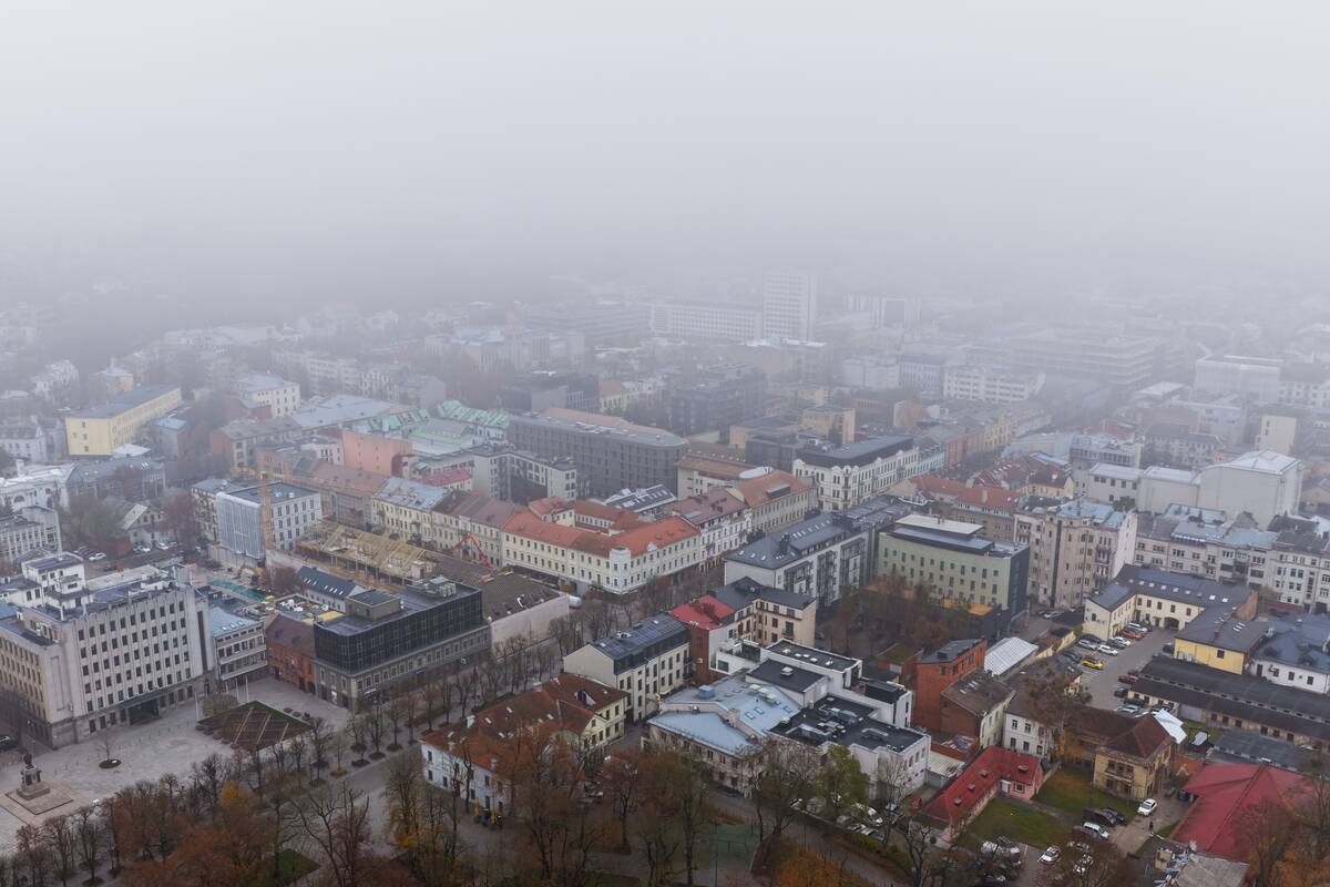 Rūke paskendęs Kaunas