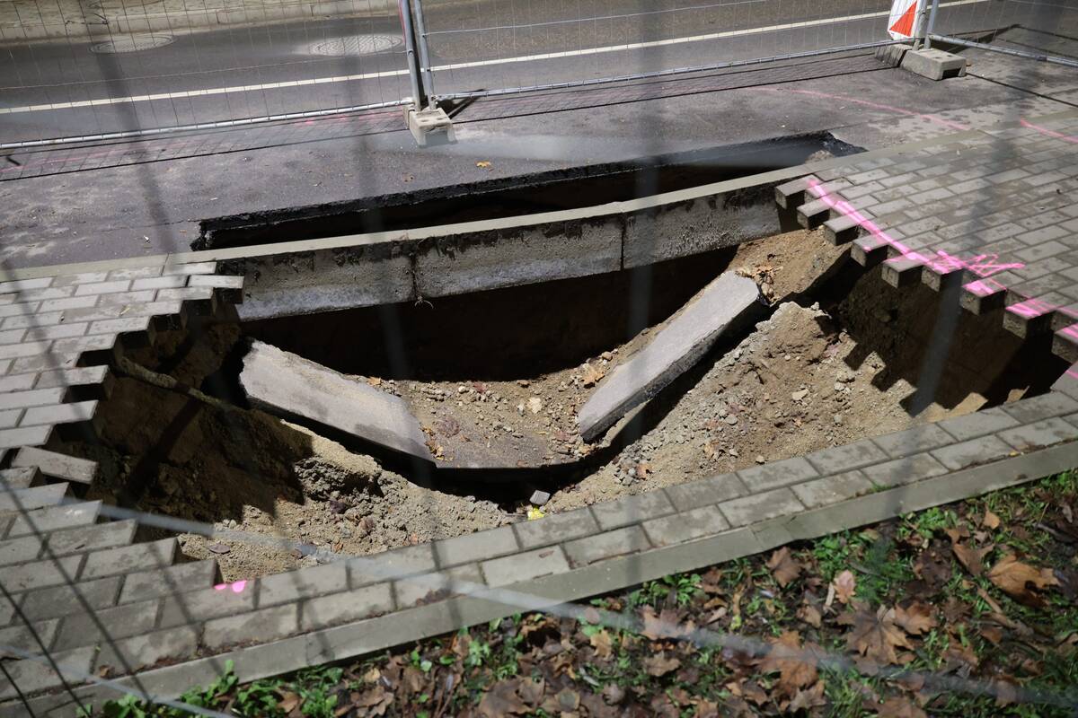 Įgriuva Gričiupio gatvėje