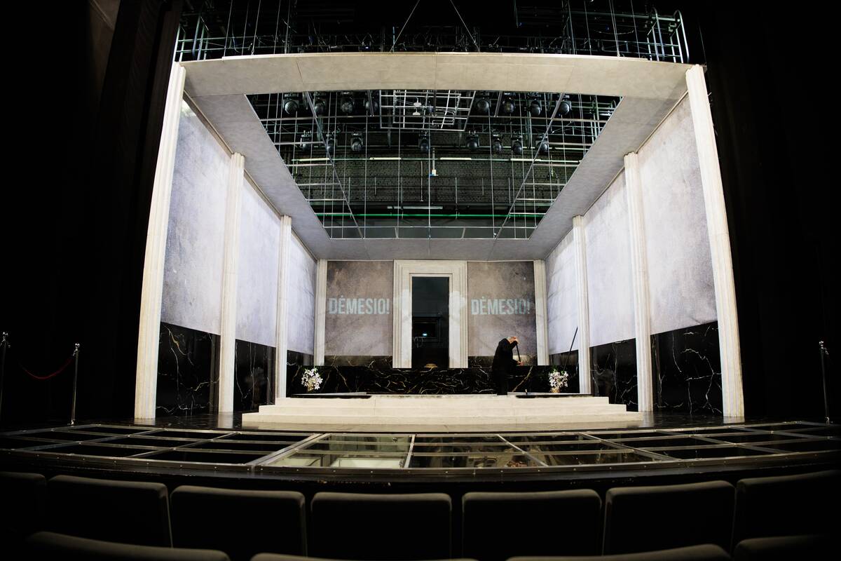 Spektaklio „Lietuviškos Vėlinės“ pristatymas