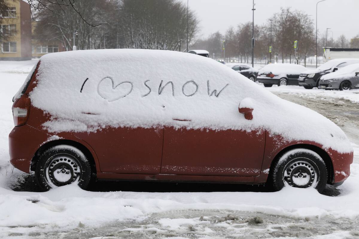 Sniegu nuklotas Kaunas