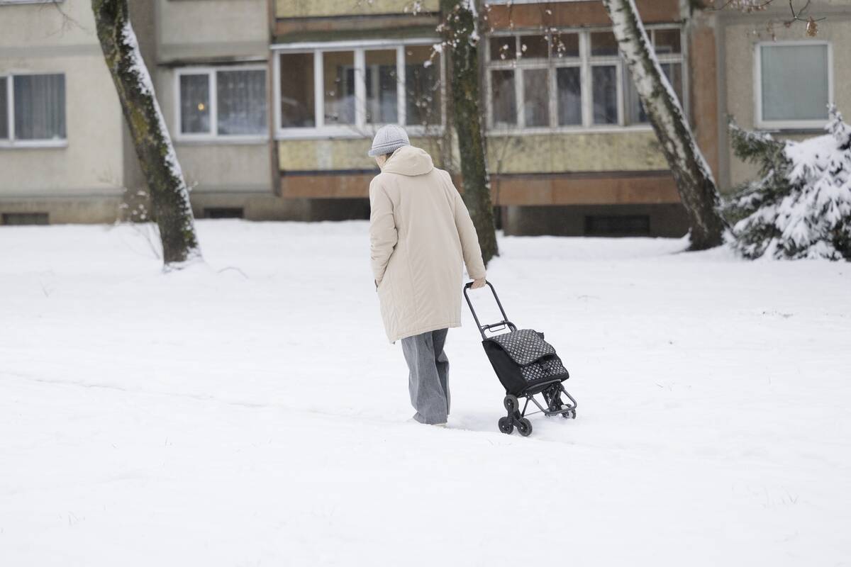 Sniegu nuklotas Kaunas
