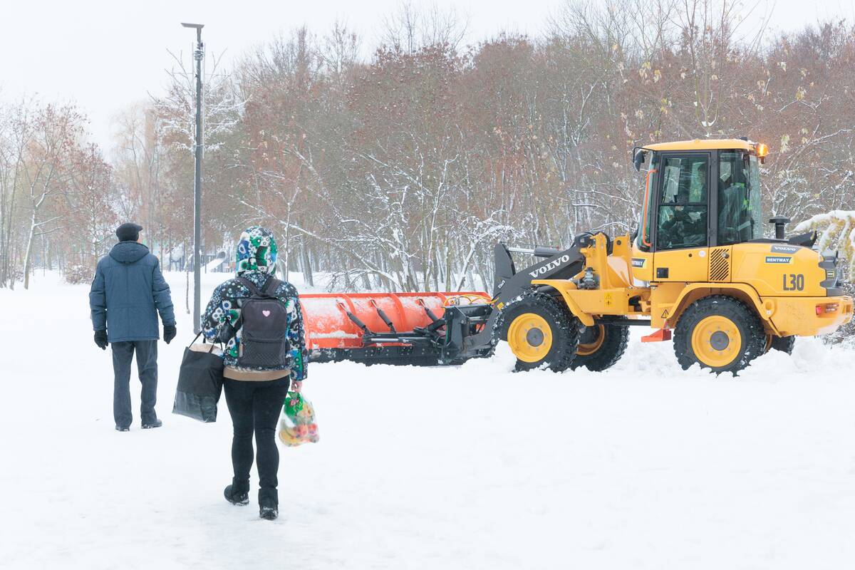 Sniegu nuklotas Kaunas