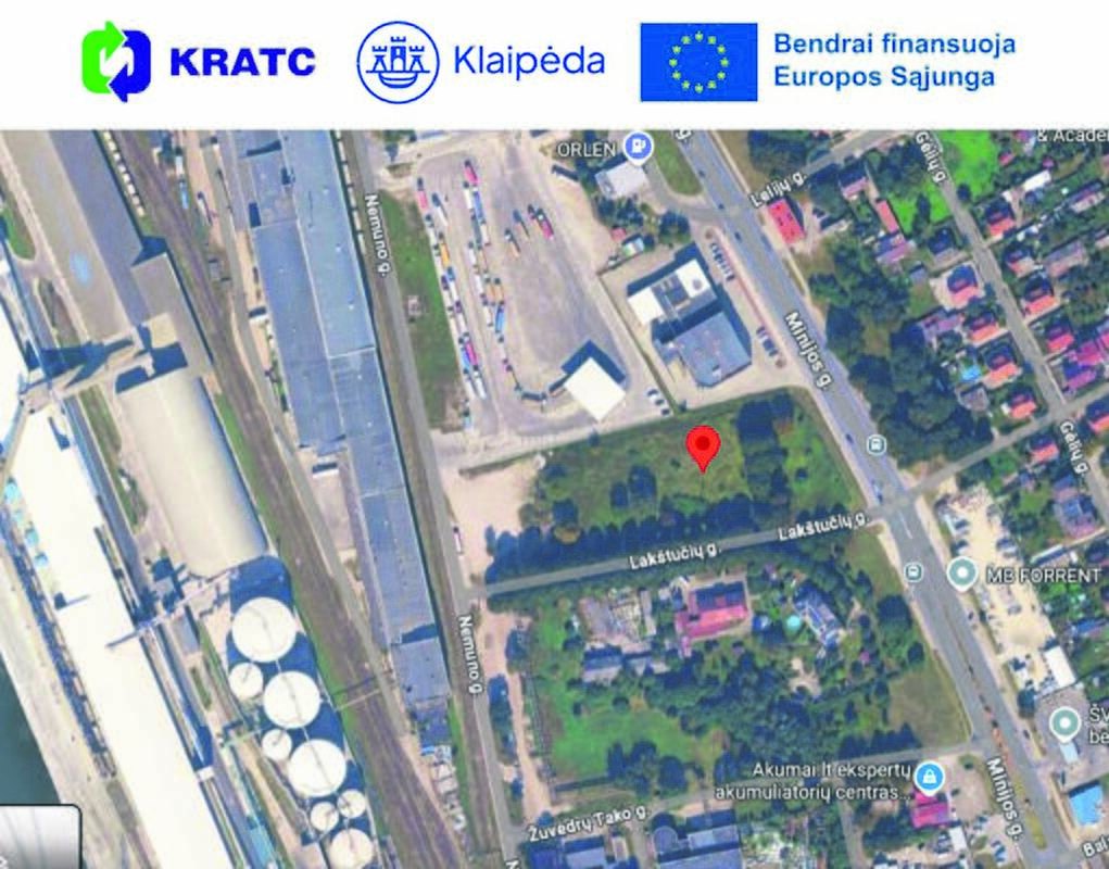 Klaipėdiečių patogumui – nauja didžiųjų atliekų surinkimo aikštelė Lakštučių gatvėje