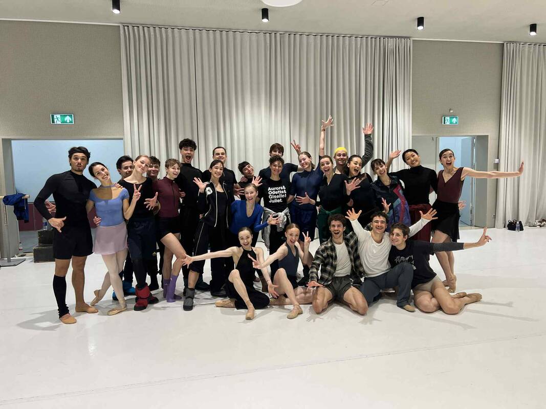 KVMT baleto trupė su Jurgita Dronina.