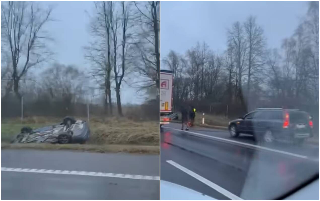 Ties Abromiškėmis – skrydis į griovį