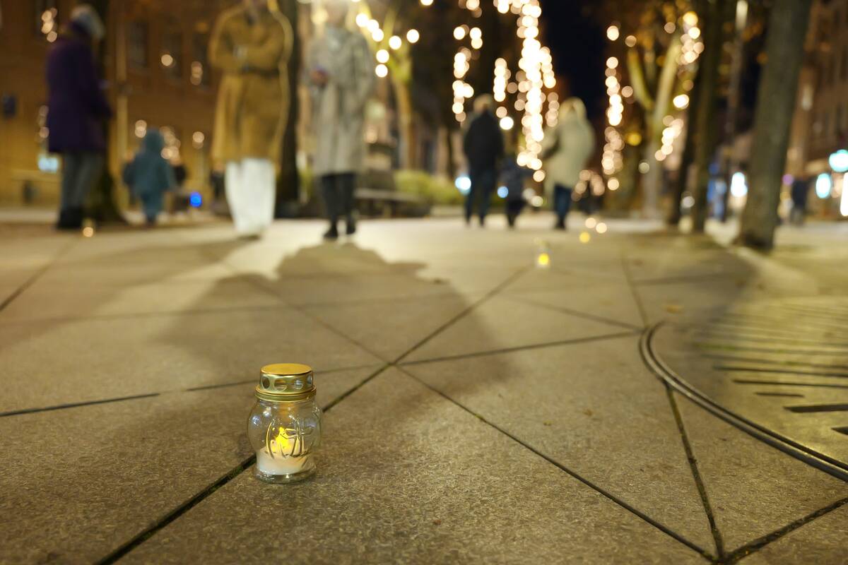 Laisvės alėją nušvietė "Sielų upė"