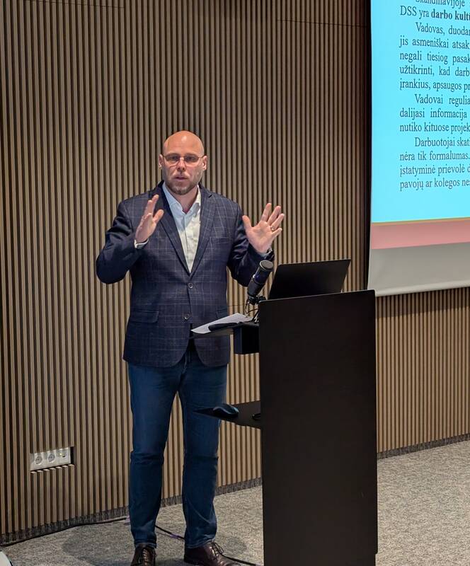 Situacija: E. Pagojaus teigimu, mūsų darbdaviai tik dabar pamažu ima suprasti, koks platus darbų saugos laukas. 