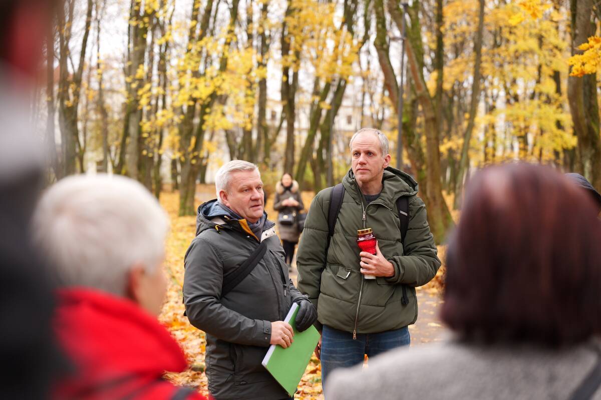 Prisiminė Ramybės parke per Vėlines sovietmečiu vykusius protestus