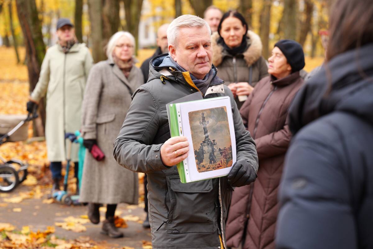 Prisiminė Ramybės parke per Vėlines sovietmečiu vykusius protestus