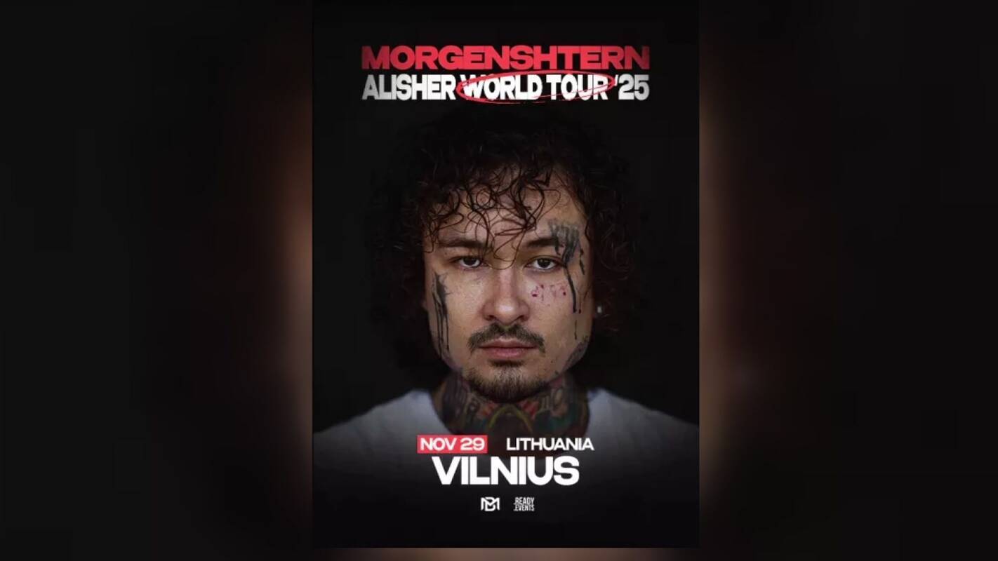 Lietuva įtraukė į „juodąjį sąrašą“ rusų reperį Ališerą Morgenšterną
