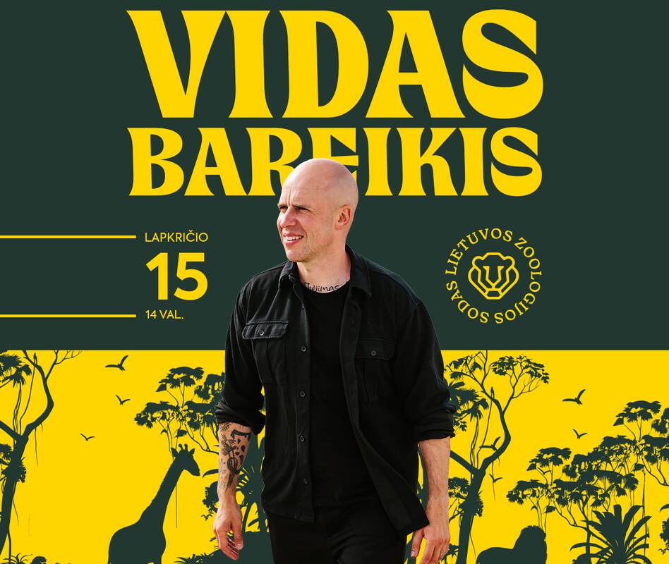 Lietuvos zoologijos sodas dovanoja akustinį Bareikio koncertą