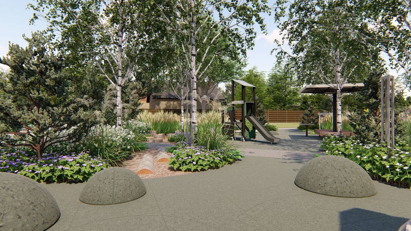 Vizija: įgyvendinus projektą, erdvė taps patogia vieta aktyviam poilsiui ir sportui.