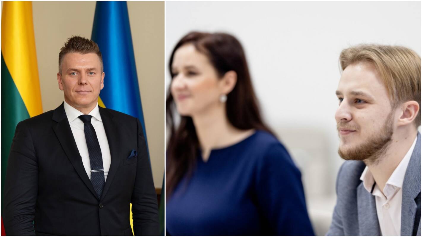 Aleksandras Brokas (kairėje) ir Algirdas Dobrovolskas