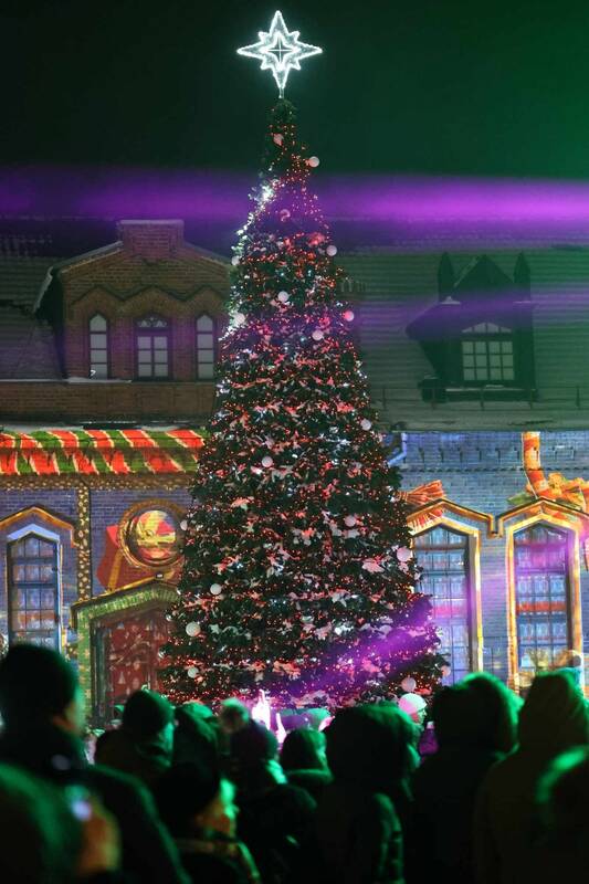 Pagrindinės Kauno rajono Kalėdų eglės įžiebimas