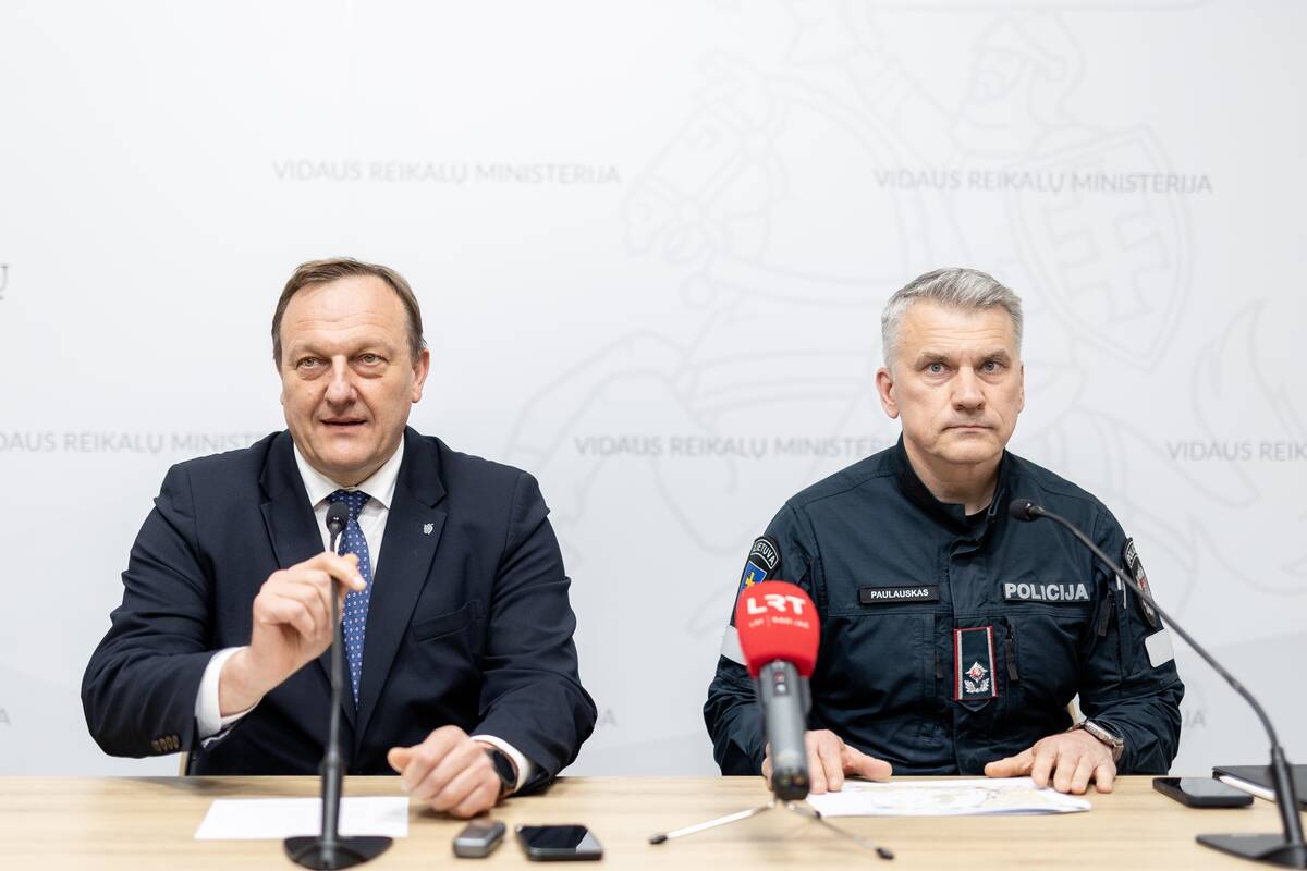 Vladislavas Kondratovičius (kairėje) ir Arūnas Paulauskas