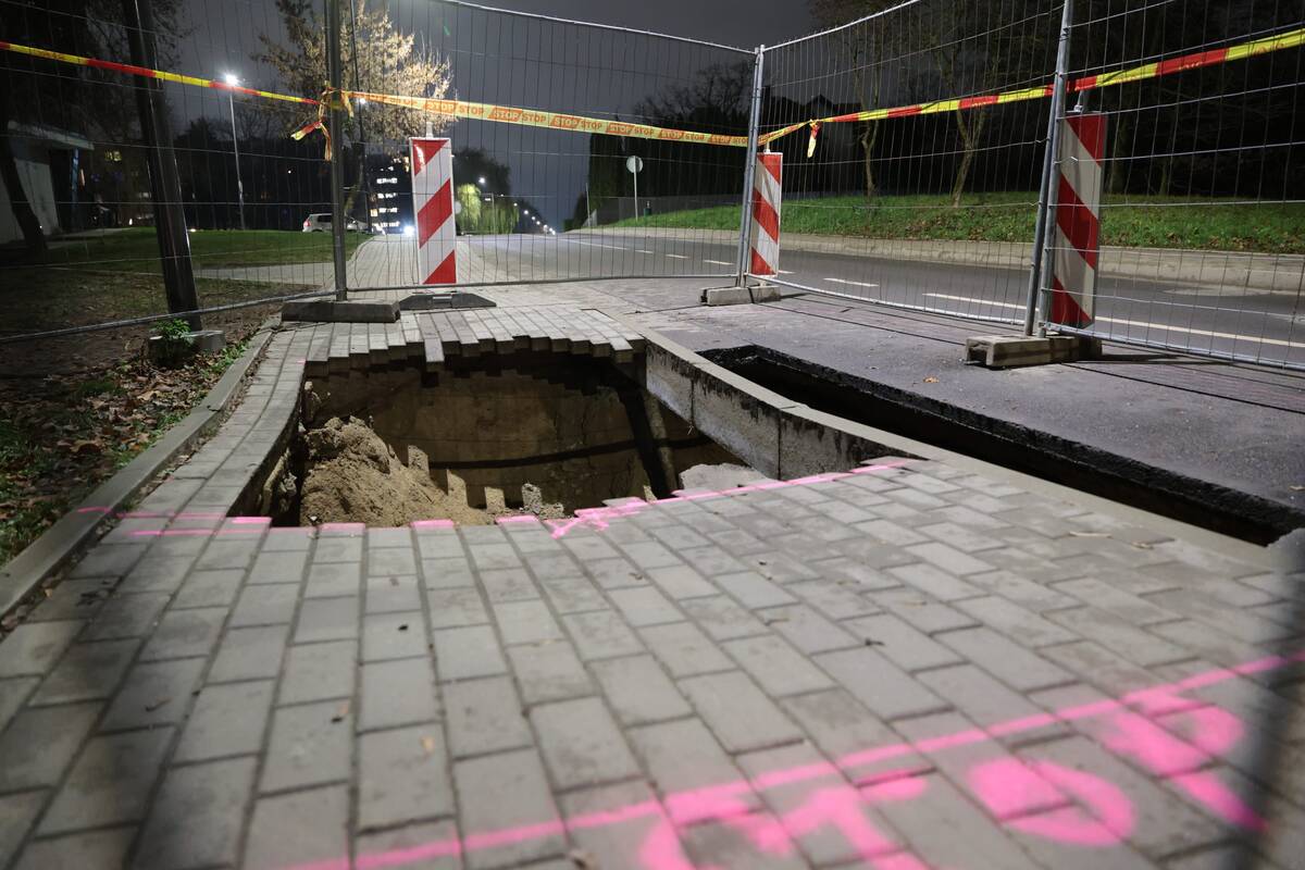 Įgriuva Gričiupio gatvėje